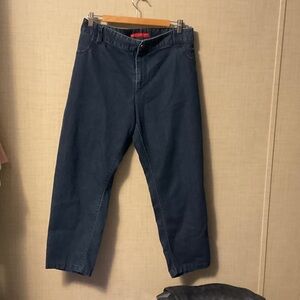 Elle Women's Straight Leg Jeans - Dark Blue